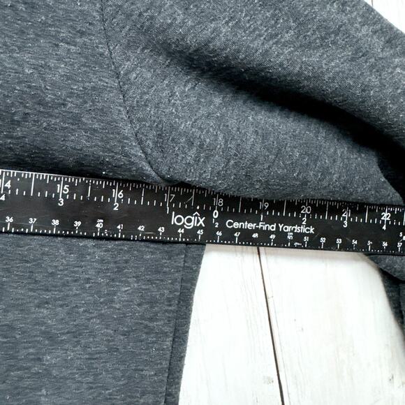 Chocolate Dress Women M Sweatshirt Jersey Heather Gray Crewneck Long Sleeve Midi - Picture 4 of 5